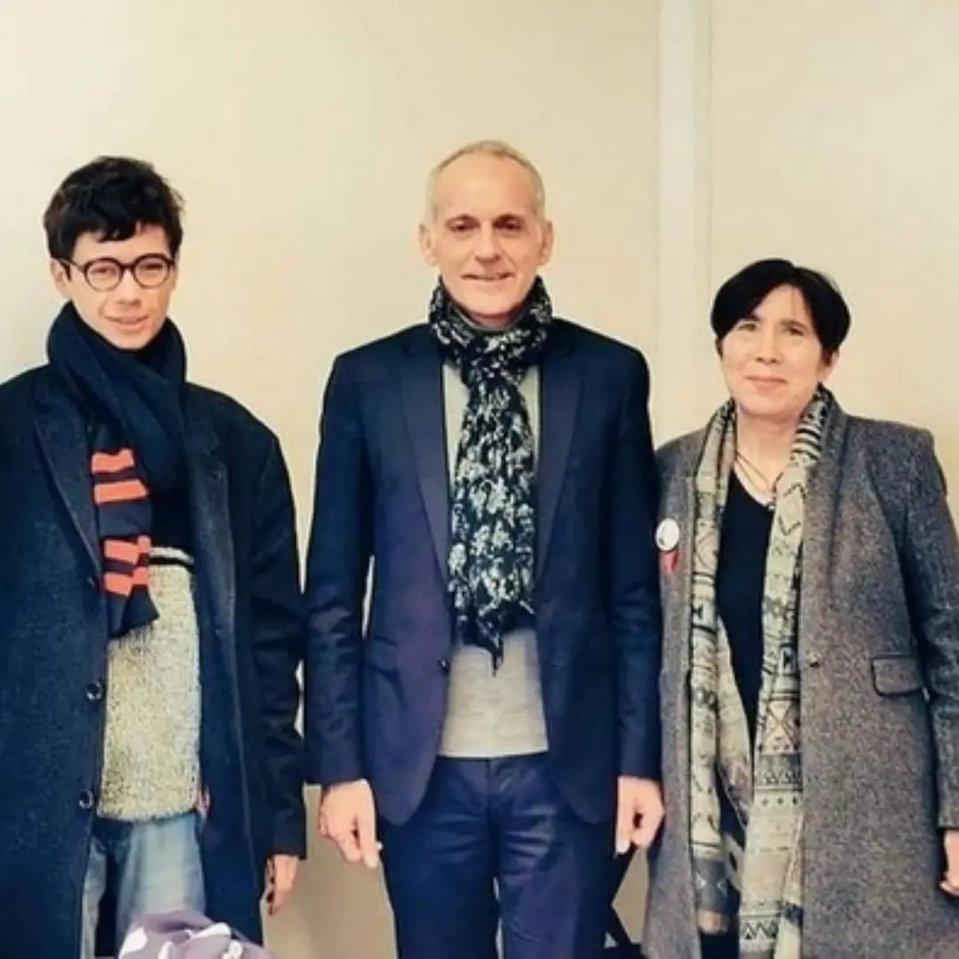 Enzo Ridel et le député Loïc Dombreval