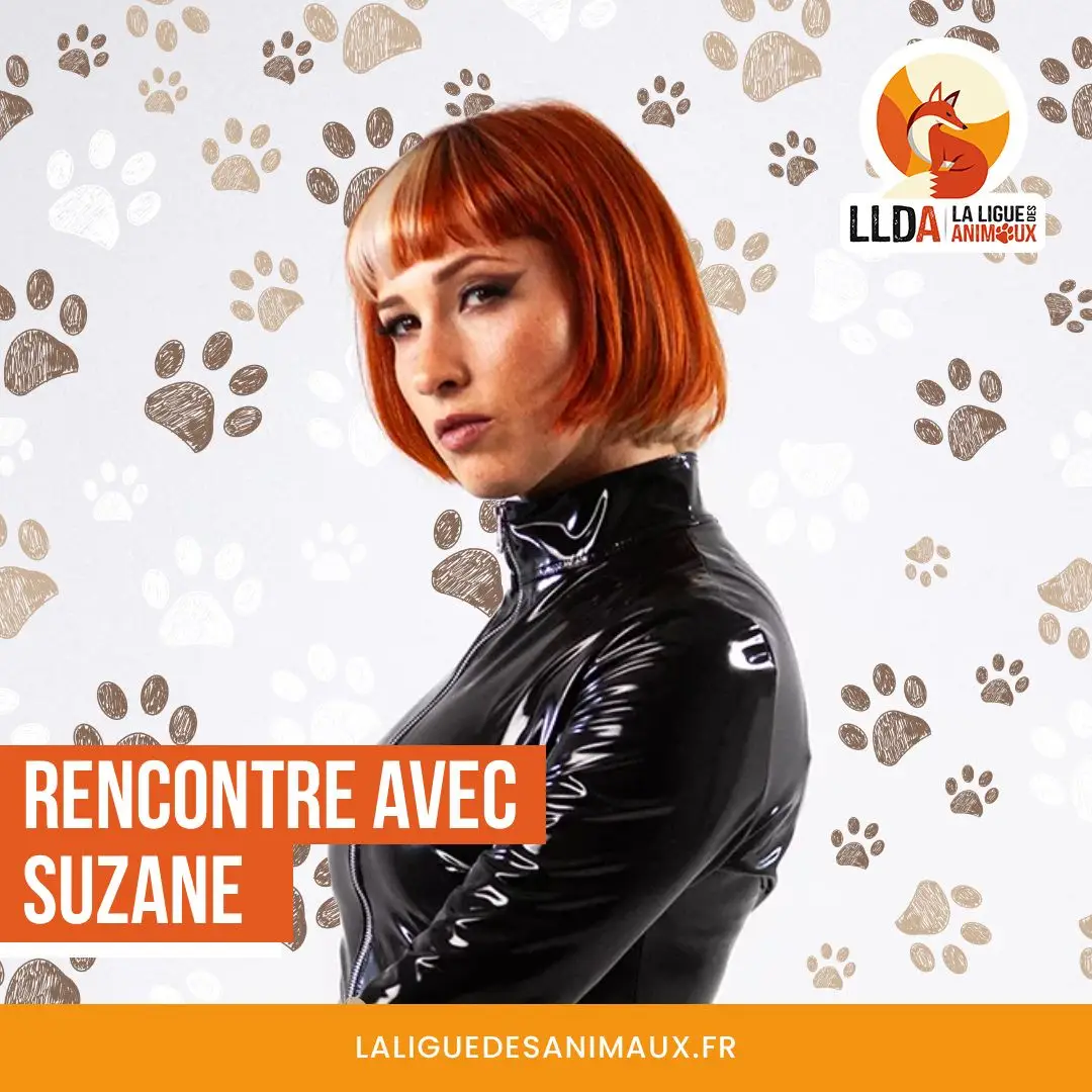 La Ligue Des Animaux rencontre la chanteuse Suzane et échange sur son point de vue sur la condition animale